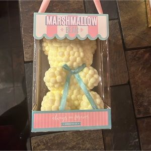 Marshmallow Bear.  not real Marshmallows